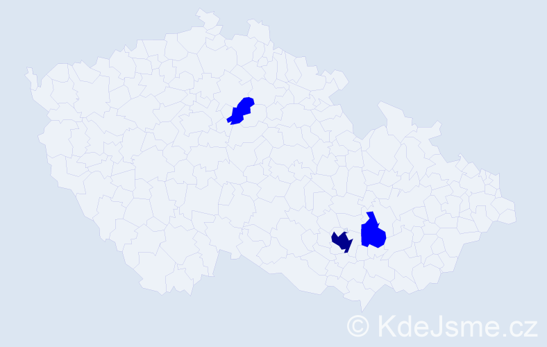 Příjmení: 'Stepienová', počet výskytů 4 v celé ČR