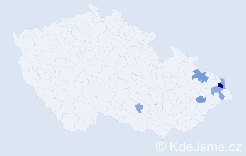 Příjmení: 'Budzinski', počet výskytů 24 v celé ČR