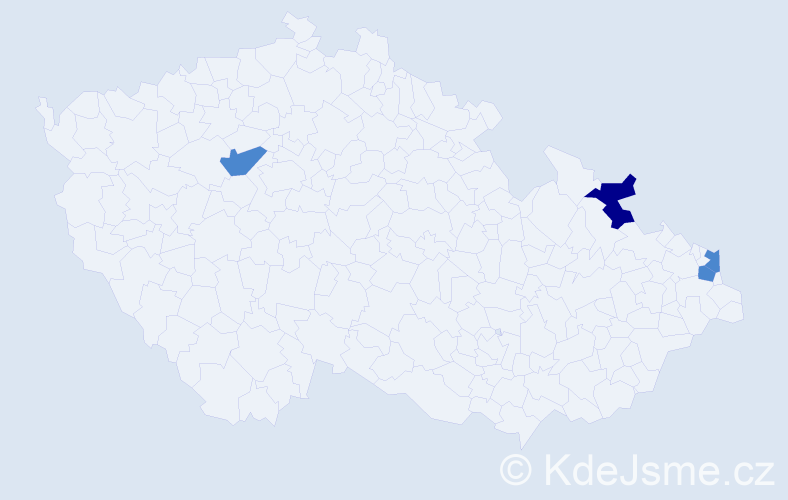 Příjmení: 'Olejniczak', počet výskytů 6 v celé ČR