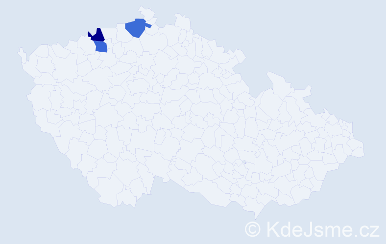 Příjmení: 'Aubustová', počet výskytů 6 v celé ČR