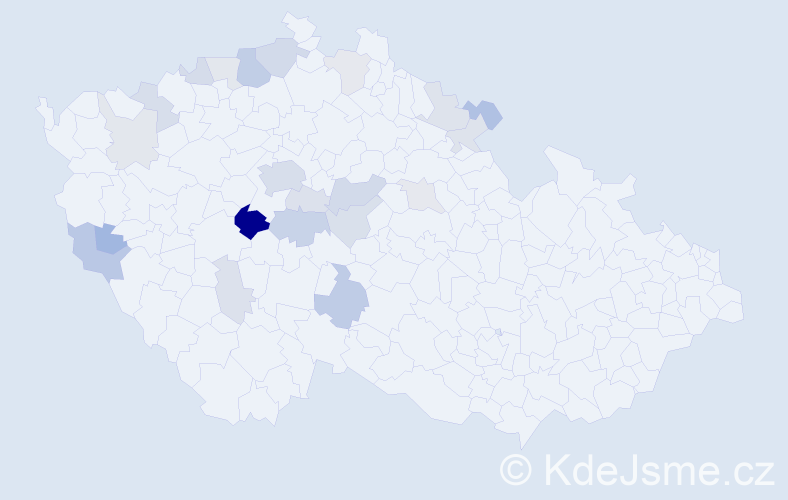 Příjmení: 'Kottnauerová', počet výskytů 52 v celé ČR