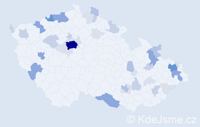 Příjmení: 'Brettschneider', počet výskytů 121 v celé ČR
