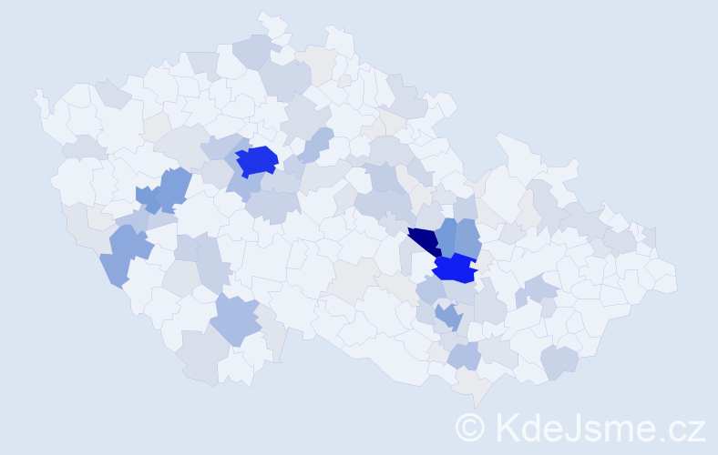 Příjmení: 'Andrlík', počet výskytů 473 v celé ČR
