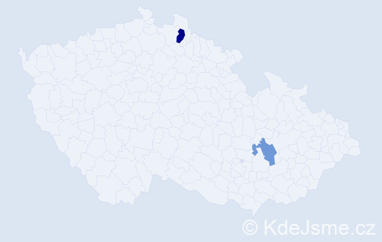 Příjmení: 'Pavlychko', počet výskytů 3 v celé ČR