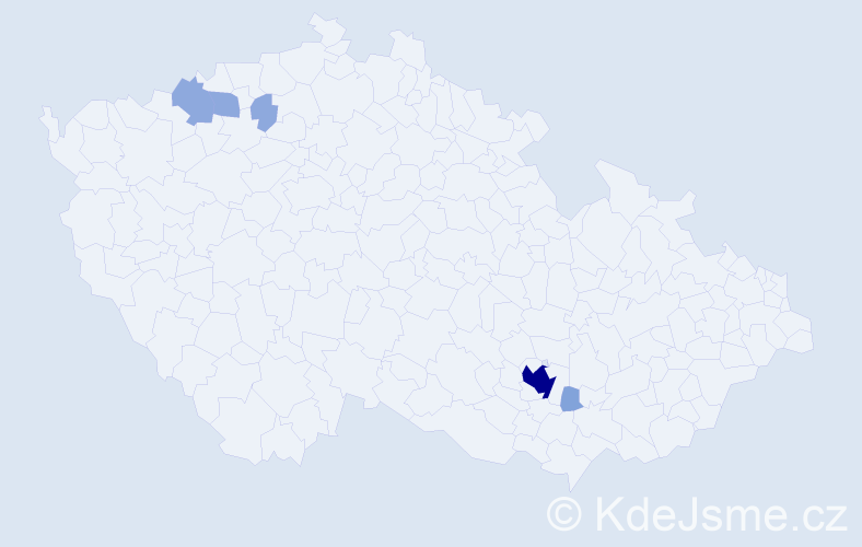 Příjmení: 'Neufeld', počet výskytů 13 v celé ČR