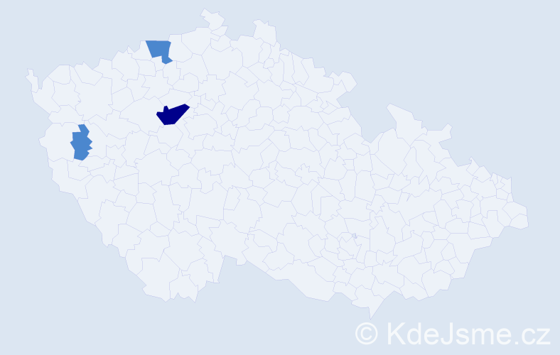Příjmení: 'Wojtaszek', počet výskytů 5 v celé ČR