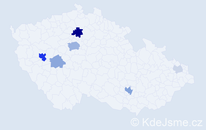 Příjmení: 'Lobkowicz', počet výskytů 23 v celé ČR