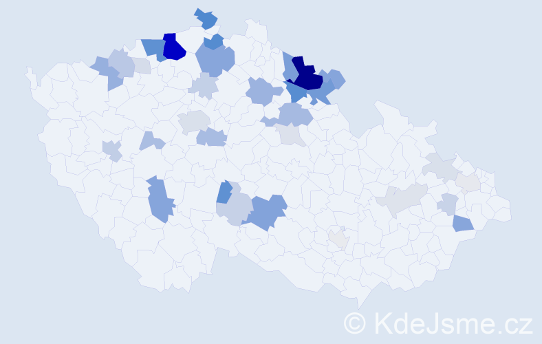 Příjmení: 'Patzeltová', počet výskytů 112 v celé ČR