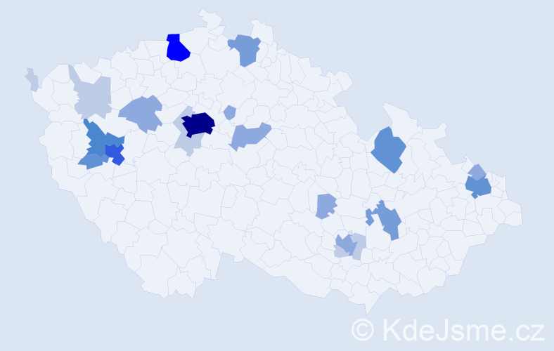 Příjmení: 'Greif', počet výskytů 63 v celé ČR