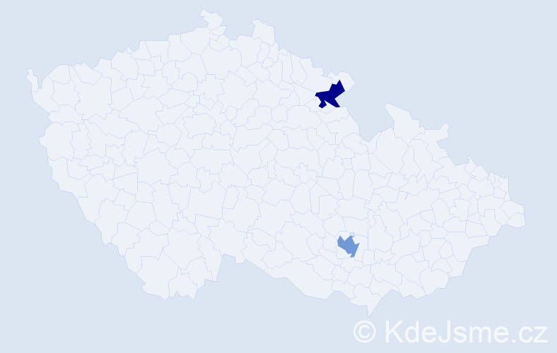 Příjmení: 'Topolnická', počet výskytů 8 v celé ČR