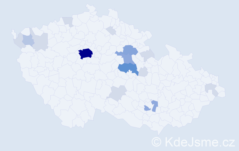 Příjmení: 'Petras', počet výskytů 44 v celé ČR