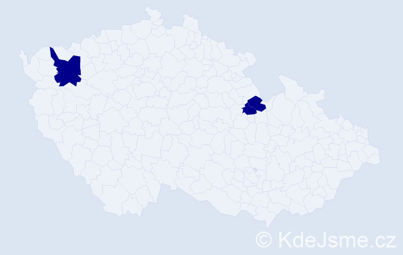 Příjmení: 'Stieglitzová', počet výskytů 6 v celé ČR
