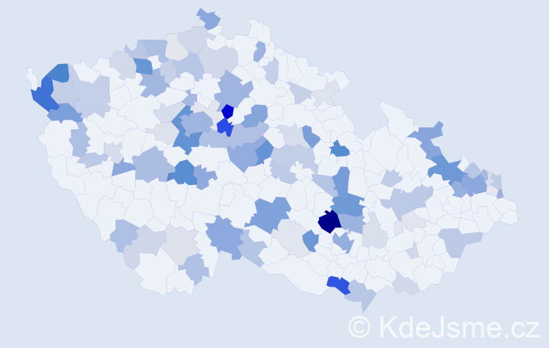 Příjmení: 'Schulz', počet výskytů 335 v celé ČR