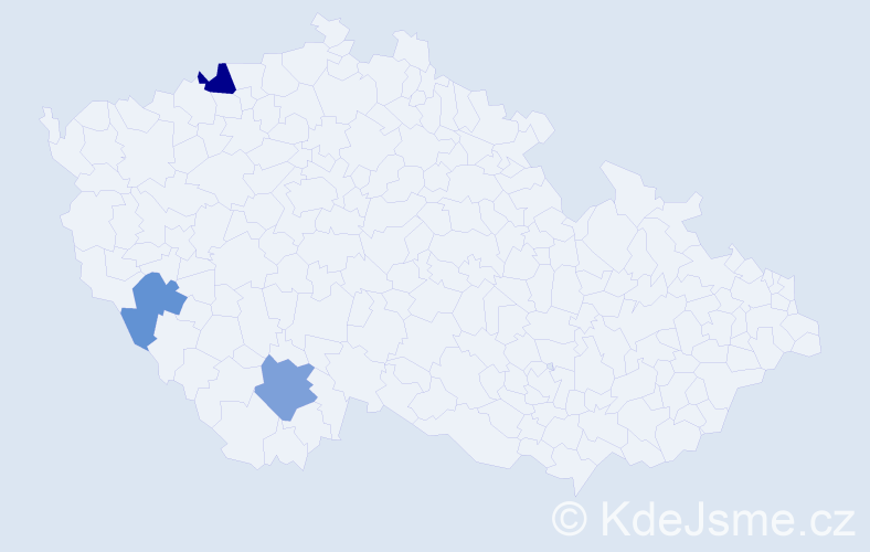 Příjmení: 'Drengubáková', počet výskytů 9 v celé ČR