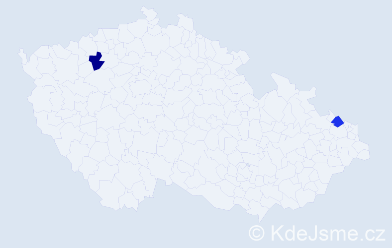 Příjmení: 'Rudowski', počet výskytů 2 v celé ČR
