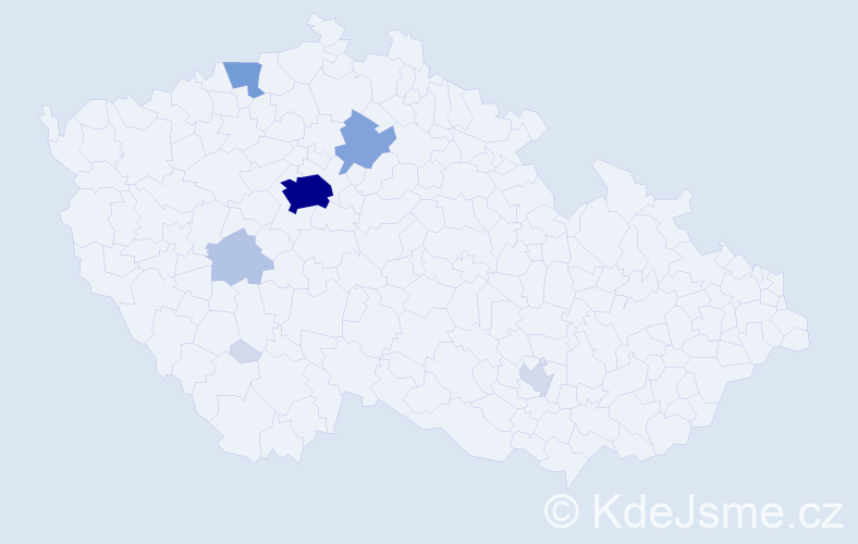 Příjmení: 'Töpfer', počet výskytů 29 v celé ČR