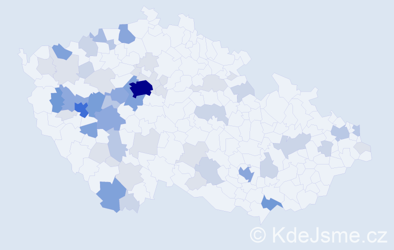 Příjmení: 'Čekanová', počet výskytů 178 v celé ČR