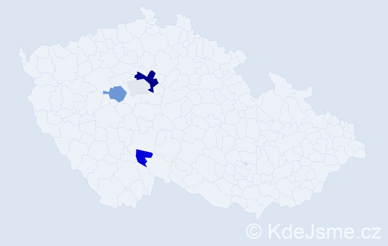 Příjmení: 'Filecová', počet výskytů 7 v celé ČR