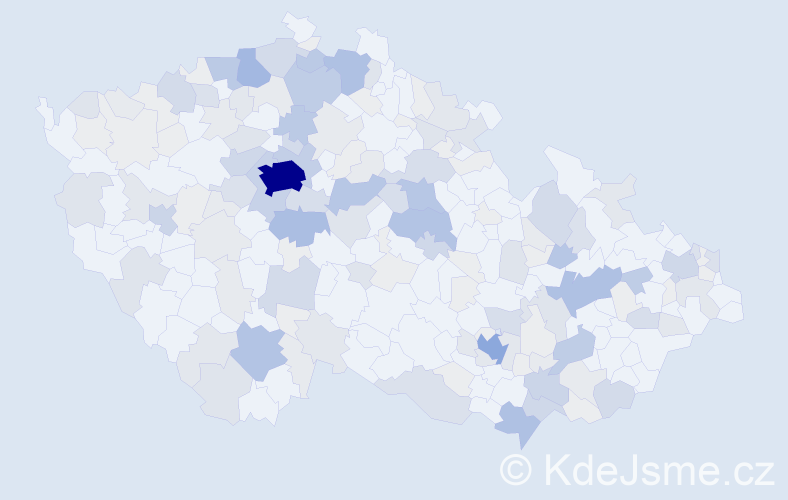 Příjmení: 'Konrád', počet výskytů 682 v celé ČR