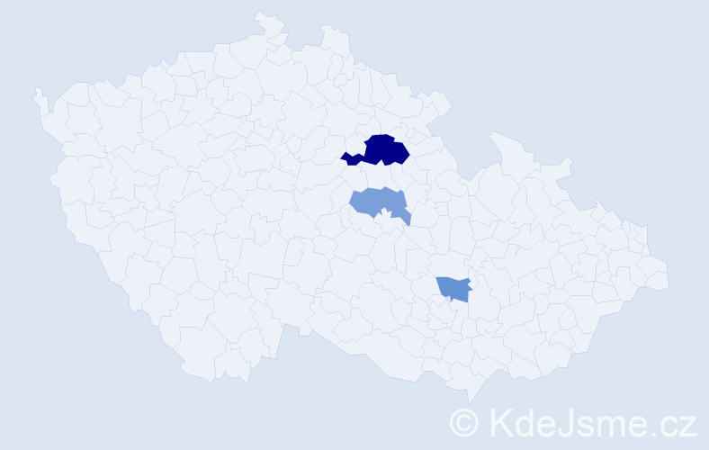 Příjmení: 'Lammr', počet výskytů 7 v celé ČR