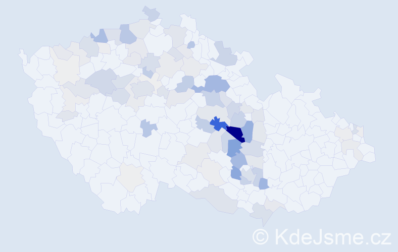 Příjmení: 'Makovská', počet výskytů 318 v celé ČR