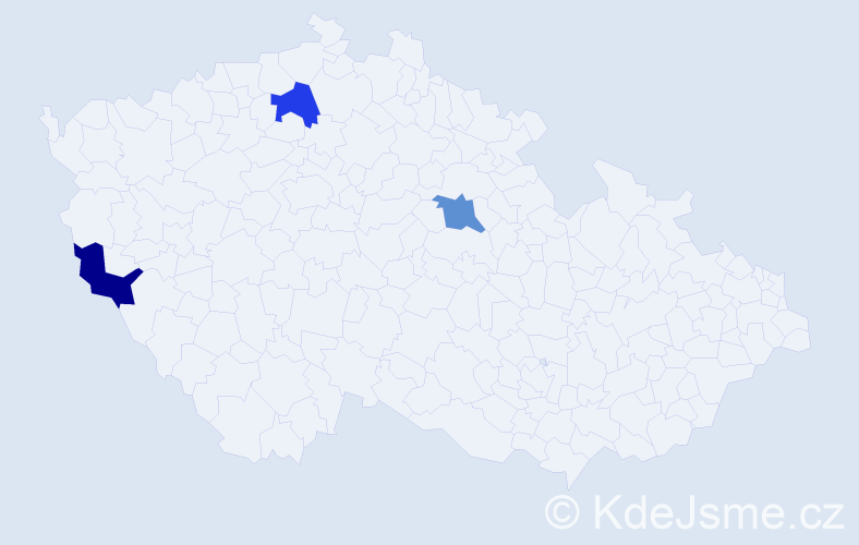 Příjmení: '"Dang Thi Ngoc"', počet výskytů 3 v celé ČR