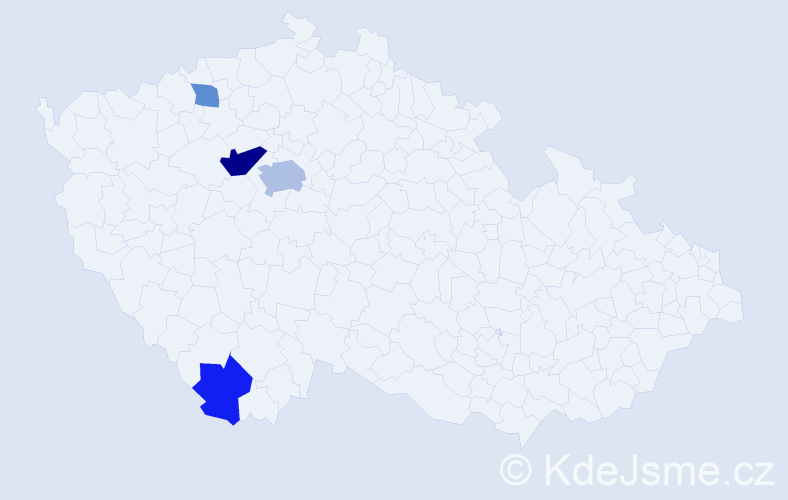 Příjmení: 'Mesko', počet výskytů 8 v celé ČR