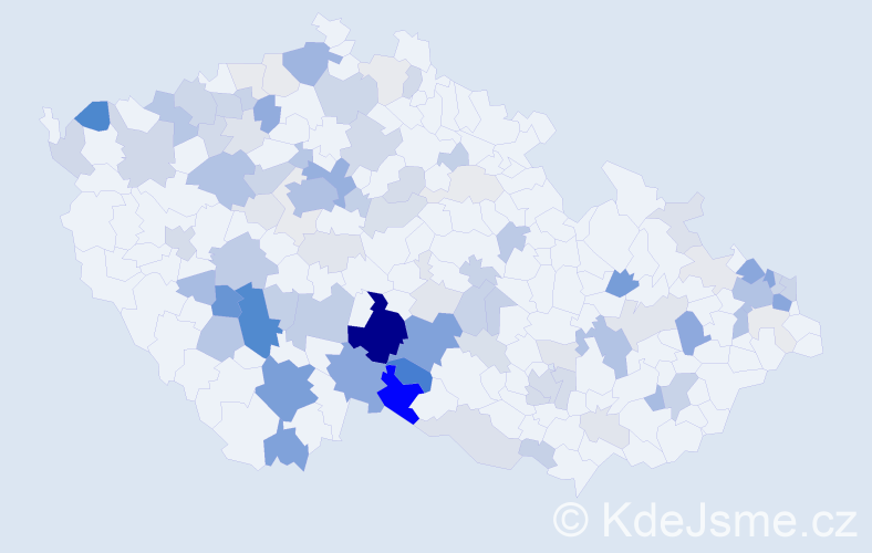 Příjmení: 'Lisová', počet výskytů 323 v celé ČR