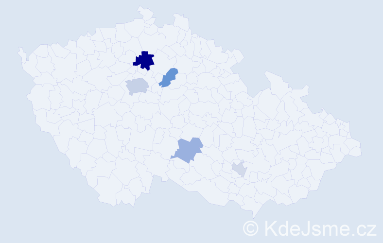 Příjmení: 'Greshchuk', počet výskytů 10 v celé ČR