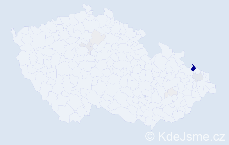 Příjmení: 'Krautwurst', počet výskytů 33 v celé ČR