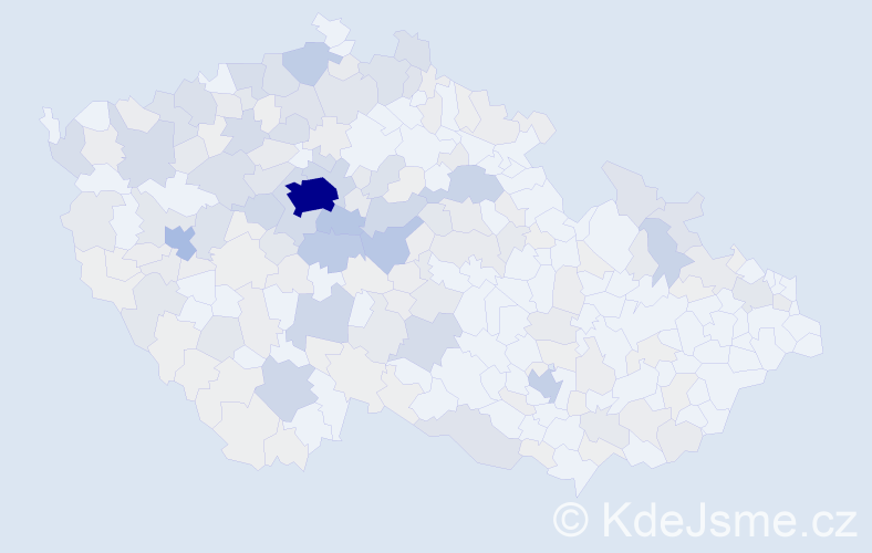 Příjmení: 'Kalašová', počet výskytů 807 v celé ČR