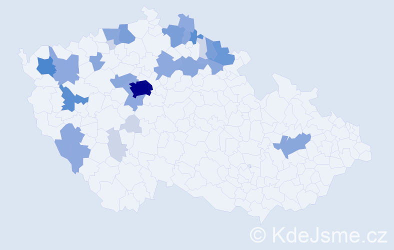 Příjmení: 'Sacherová', počet výskytů 89 v celé ČR
