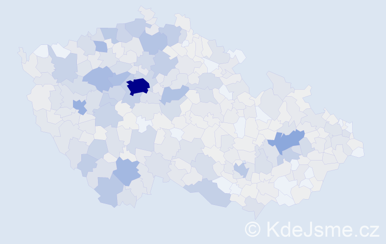 Příjmení: 'Švarc', počet výskytů 2670 v celé ČR