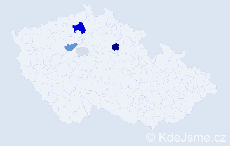Příjmení: 'Libjak', počet výskytů 8 v celé ČR