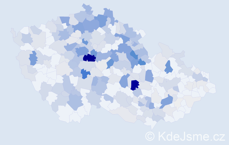 Příjmení: 'Stárková', počet výskytů 1066 v celé ČR