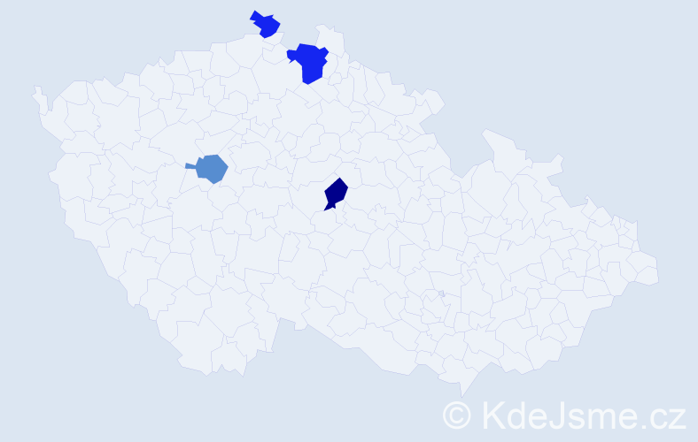 Příjmení: 'Buchholz', počet výskytů 6 v celé ČR