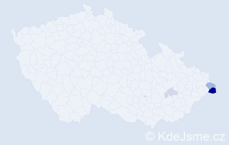 Příjmení: 'Chrascinová', počet výskytů 16 v celé ČR