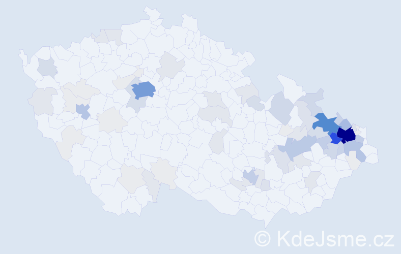 Příjmení: 'Seidler', počet výskytů 332 v celé ČR