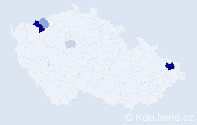 Příjmení: 'Maľar', počet výskytů 29 v celé ČR