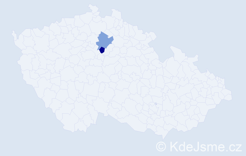 Příjmení: 'Saeckl', počet výskytů 2 v celé ČR