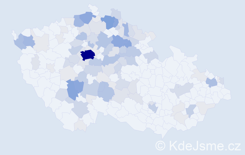 Příjmení: 'Lhotová', počet výskytů 391 v celé ČR