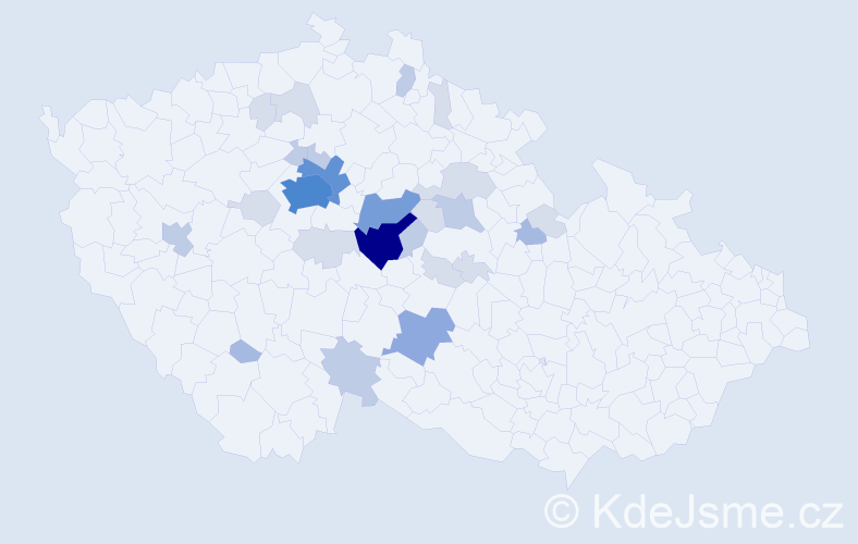 Příjmení: 'Zatřepálek', počet výskytů 78 v celé ČR