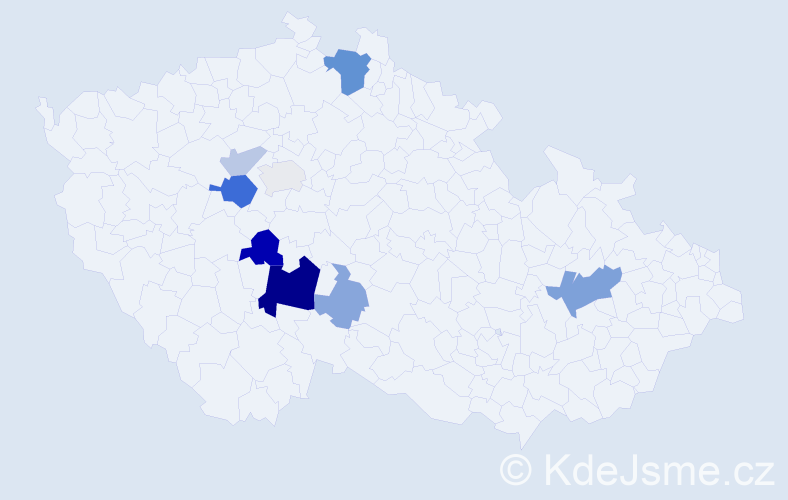 Příjmení: 'Kulczycki', počet výskytů 22 v celé ČR