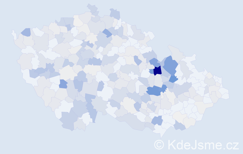 Příjmení: 'Hejl', počet výskytů 1046 v celé ČR