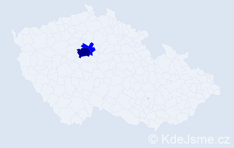 Příjmení: 'Kruchina', počet výskytů 12 v celé ČR