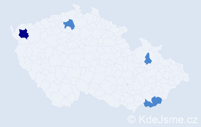 Příjmení: 'Šumpolec', počet výskytů 7 v celé ČR