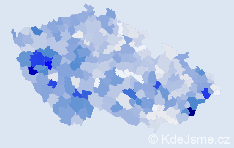 Příjmení: 'Liška', počet výskytů 4829 v celé ČR