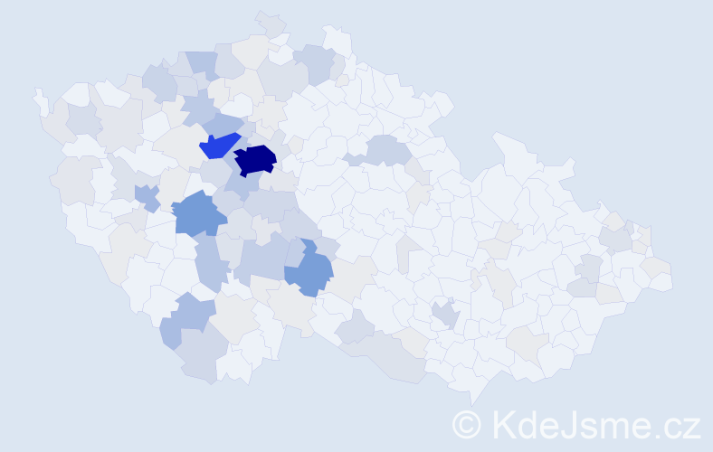 Příjmení: 'Kott', počet výskytů 417 v celé ČR