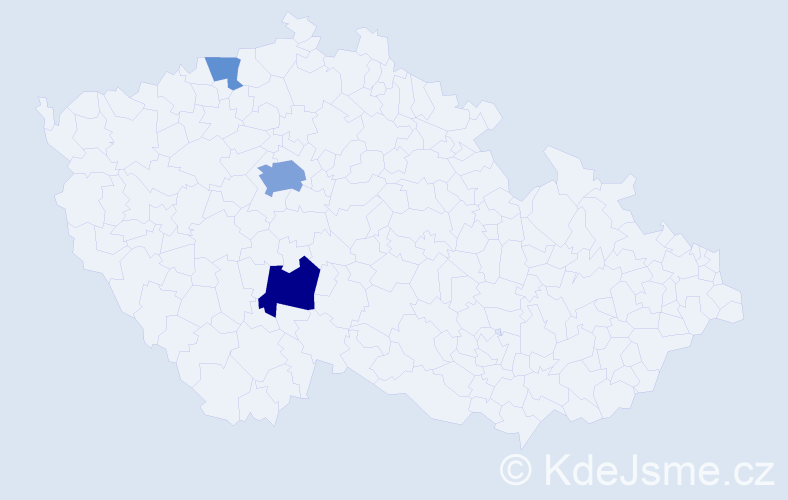 Příjmení: 'Strašrybková', počet výskytů 8 v celé ČR