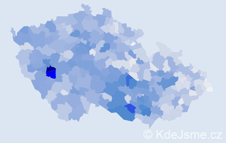 Příjmení: 'Fiala', počet výskytů 9191 v celé ČR